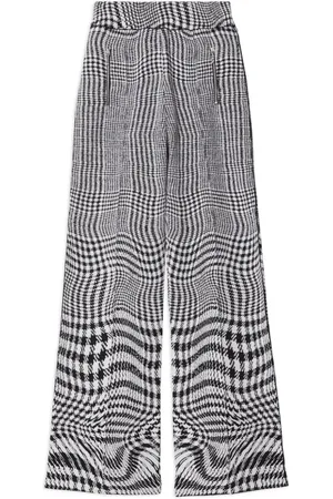 Burberry Pantalones con motivo pied de poule
