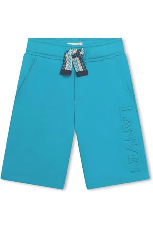 Lanvin Bermudas con logo en relieve