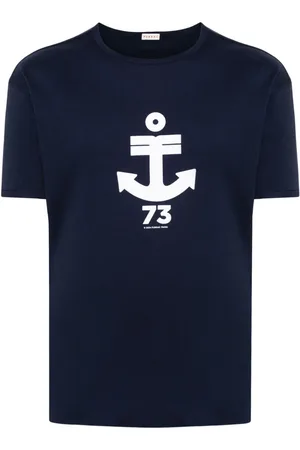 Fursac Camiseta con logo de tejido afelpado