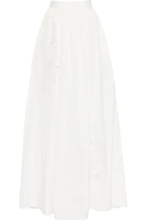 Elie saab Falda larga bordada