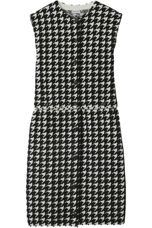 Burberry Vestido corto con motivo pied de poule