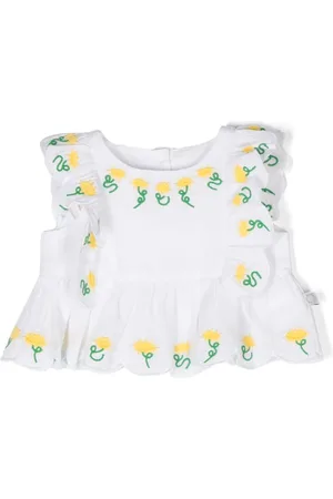 Stella McCartney Vestido con bordado floral