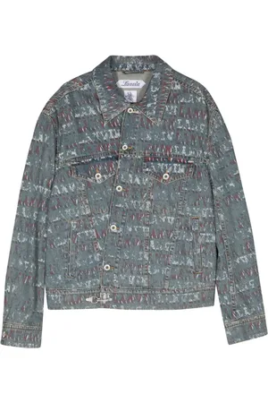 Lanvin Chaqueta vaquera con efecto de sello de x Future