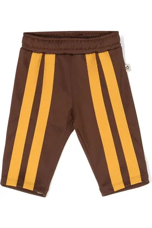 Mini Rodini Pantalones de chándal con detalle a rayas