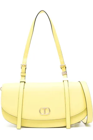 Twin-Set Bolso shopper con placa del logo