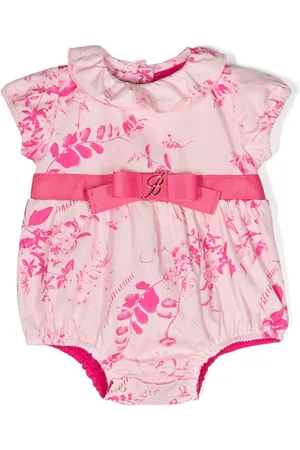 MISS BLUMARINE Pelele con hojas estampadas
