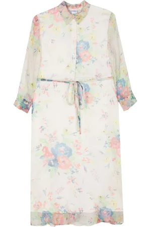 Aspesi Vestido midi con motivo floral