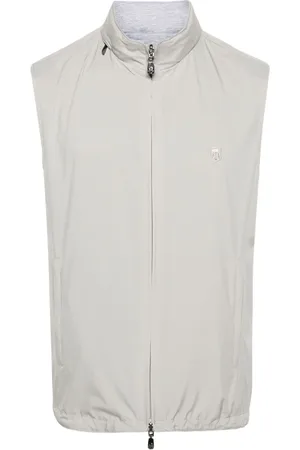 corneliani Chaleco reversible con logo bordado