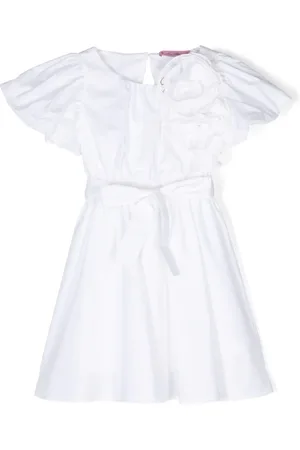 MISS BLUMARINE Vestido con aplique floral