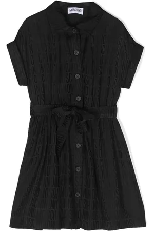 Moschino Vestido corto con logo en jacquard