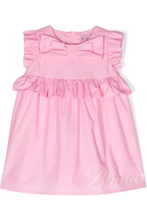 MISS BLUMARINE Vestido con logo estampado