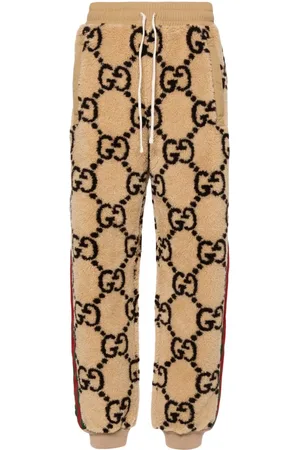 Gucci Pantalones de chándal con motivo en jacquard