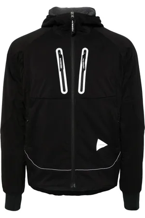 and wander Chaqueta con capucha y logo