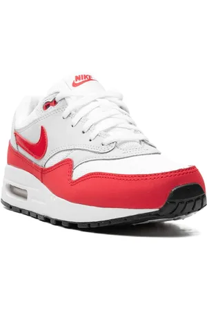 Nike Zapatillas Nike Air Max 1 GS "White/Neutral Grey/Sports Red"