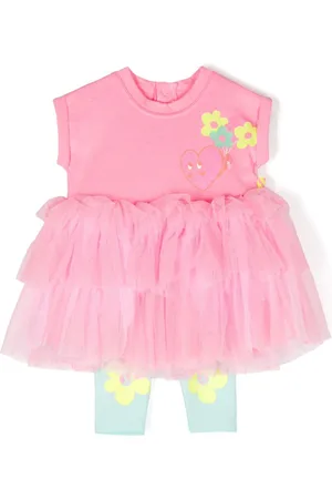 Billieblush Conjunto de vestido con capa de tul