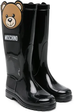 Moschino Botas de agua con apliques Teddy Bear