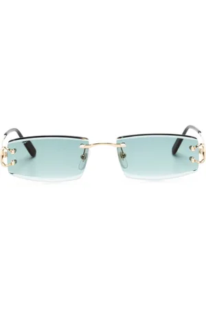 Cartier Gafas de sol con montura rectangular