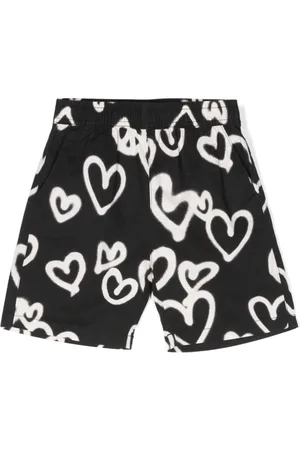 Molo Pantalones cortos con estampado de corazones