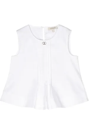 Twin-Set Top con placa del logo