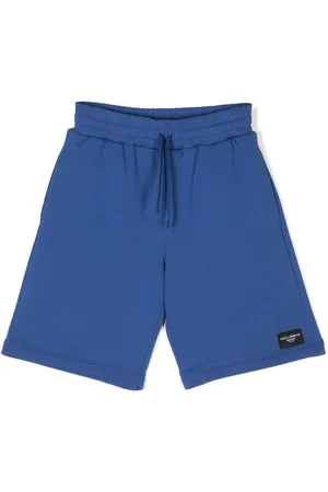 Dolce & Gabbana Pantalones cortos de chándal con parche del logo