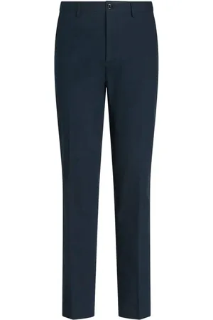 Etro Pantalones chinos con motivo de cachemira en jacquard