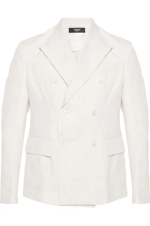 AMIRI Blazer con costura metalizada
