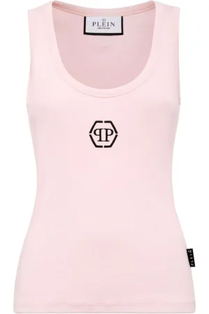 Philipp Plein Top con logo bordado