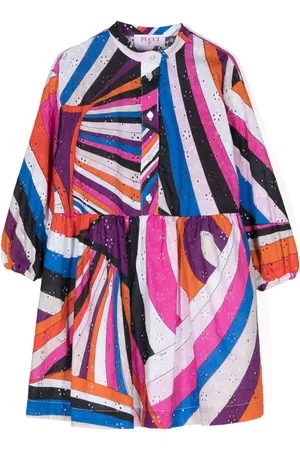 PUCCI Junior Vestido con estampado Iride