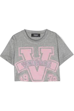 VERSACE Camiseta corta con logo