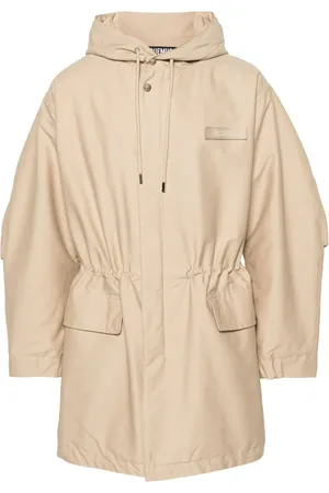 Jacquemus Abrigo Le Parka Marrone con capucha