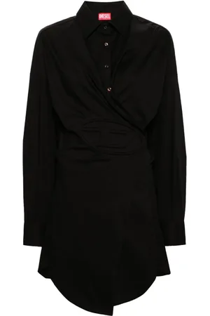 Diesel Vestido camisero D-Sizen-N1 de popelina