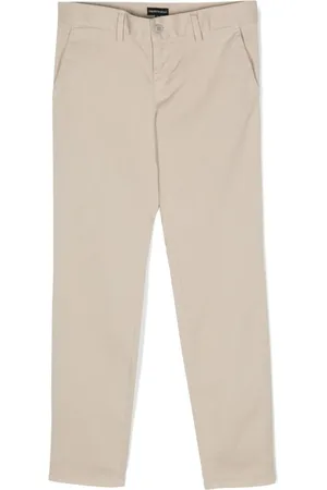 Emporio Armani Pantalones chinos con corte slim