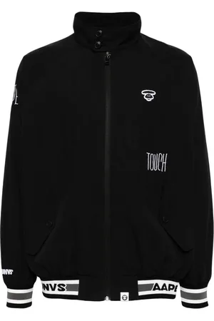 A Bathing Ape Chaqueta bomber con logo de apliques