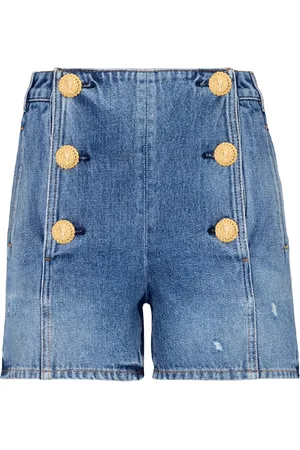 Balmain Pantalones vaqueros cortos con botones