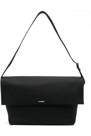 Jil Sander Bolso de hombro entretejido con logo