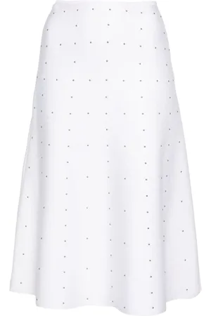 Fabiana Filippi Falda midi con apliques
