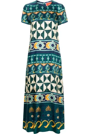 La DoubleJ Vestido con estampado geométrico