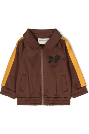 Mini Rodini Chaqueta de chándal con ratón bordado