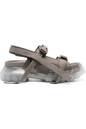 Rick Owens Sandalias Tractor con diseño grueso