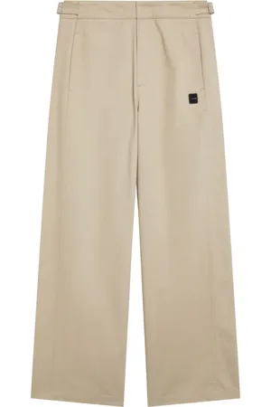 AGNÈS B. Pantalones anchos con parche del logo