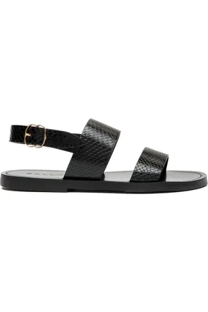 Bally Sandalias con estampado de piel de pitón