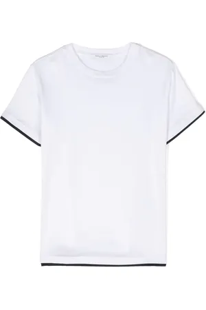 Paolo Pecora Camiseta con ribete en contraste