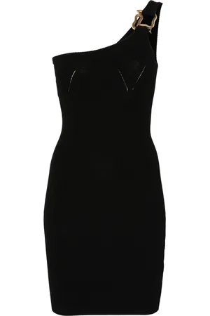 Roberto Cavalli Vestido corto con detalle de serpiente
