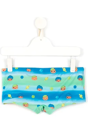AMIR SLAMA Bañador con estampado gráfico