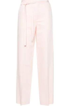 Kenzo Pantalones rectos con cinturón