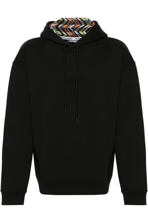 Missoni Sudadera con capucha y logo bordado