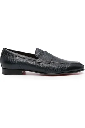 santoni Mocasines granulados