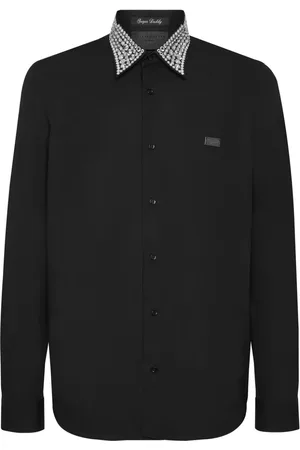 Philipp Plein Camisa Sugar Daddy con cristales