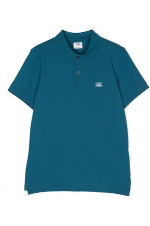 C.P. Company Polo con parche del logo