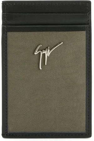 Giuseppe Zanotti Tarjetero Albert con placa del logo